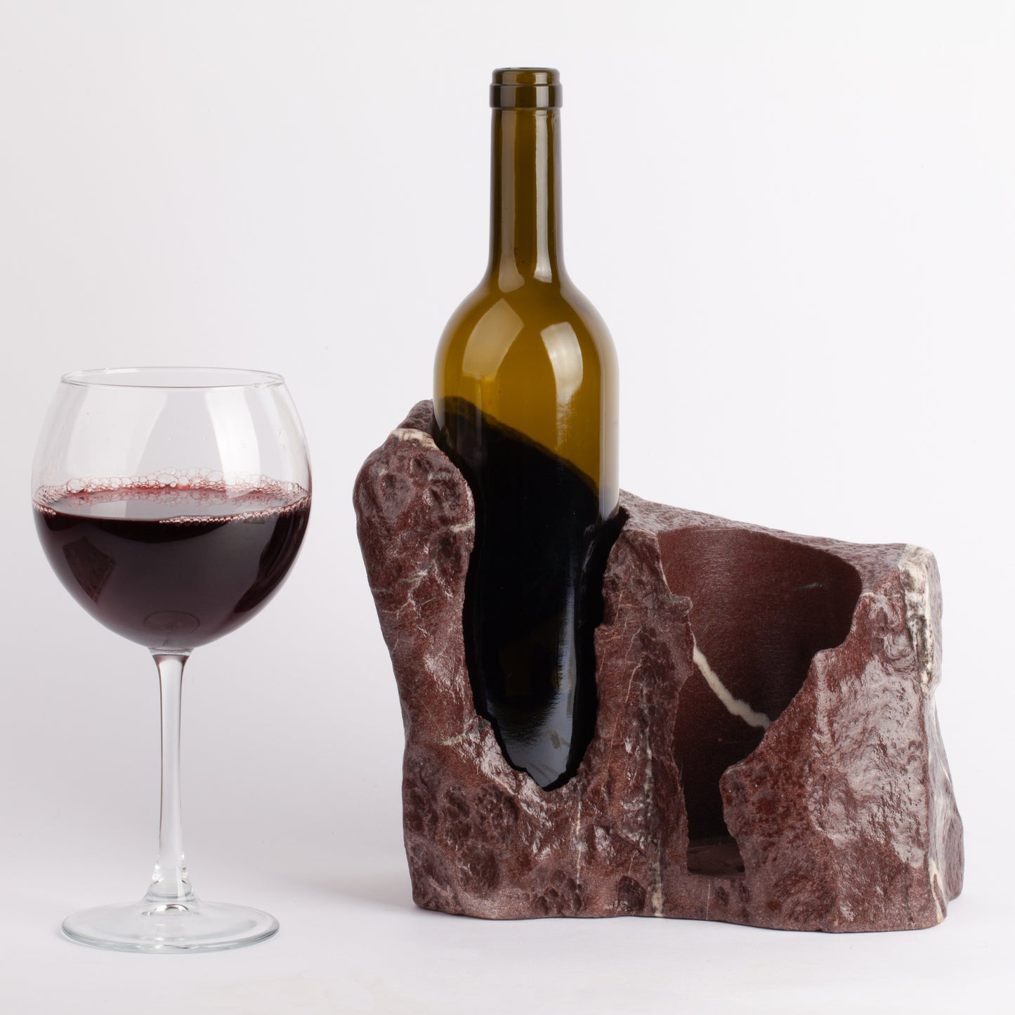 Unique Marble Wine Bottle Holder / Stone Wine Bottle Holder / Stone Wine Holder / Marble Wine Bottle Holder / Wine Holder / Wine Rack