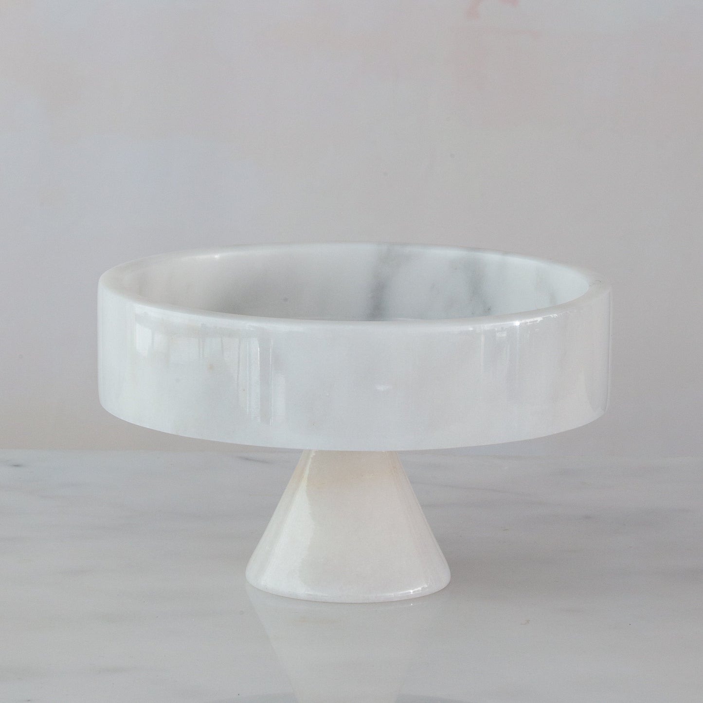 Marble Serving Bowl / Marble Pedestal Bowl / Fruit Bowl / Marble Bowl / Home Gift / Home Decoration / Gift For Her