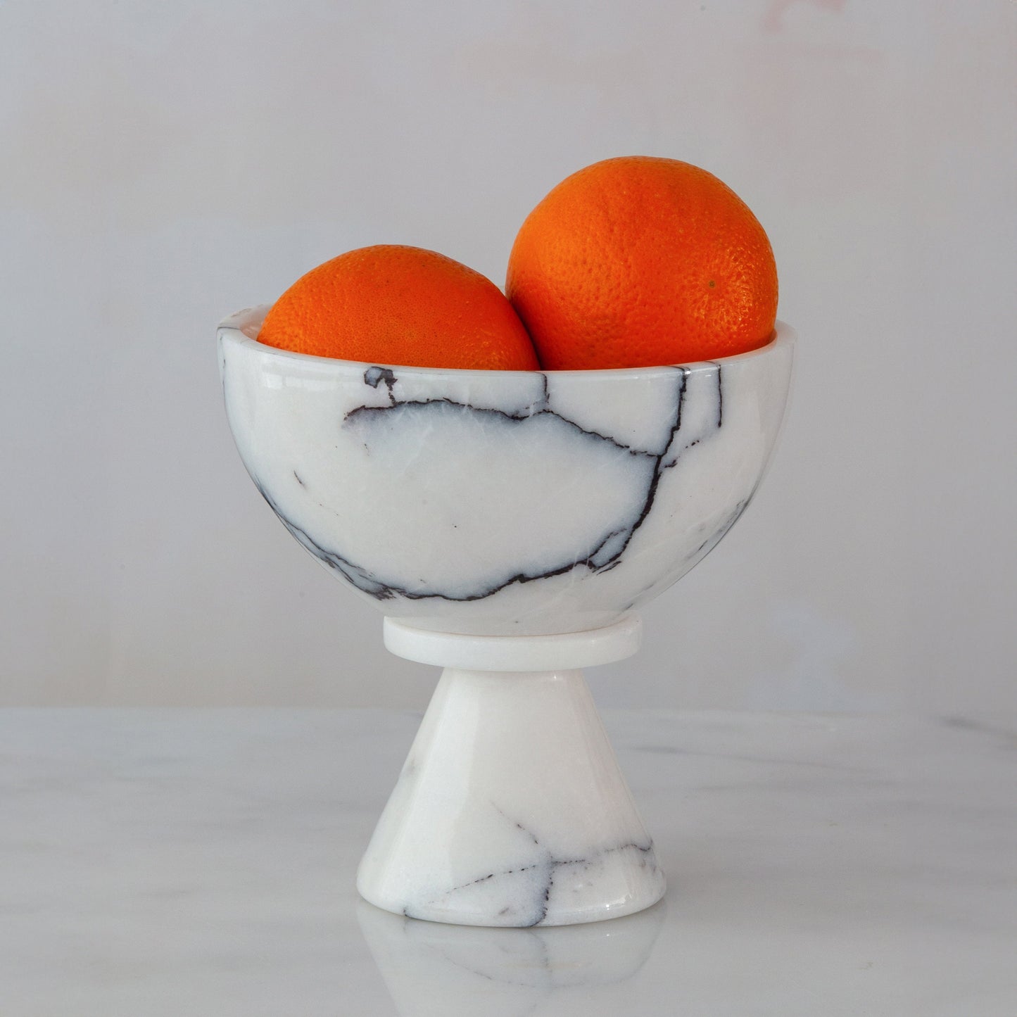 Marble Serving Bowl / Marble Pedestal Bowl / Marble Fruit Bowl / Marble Bowl / Home Gift / Home Decoration / Gift For Her