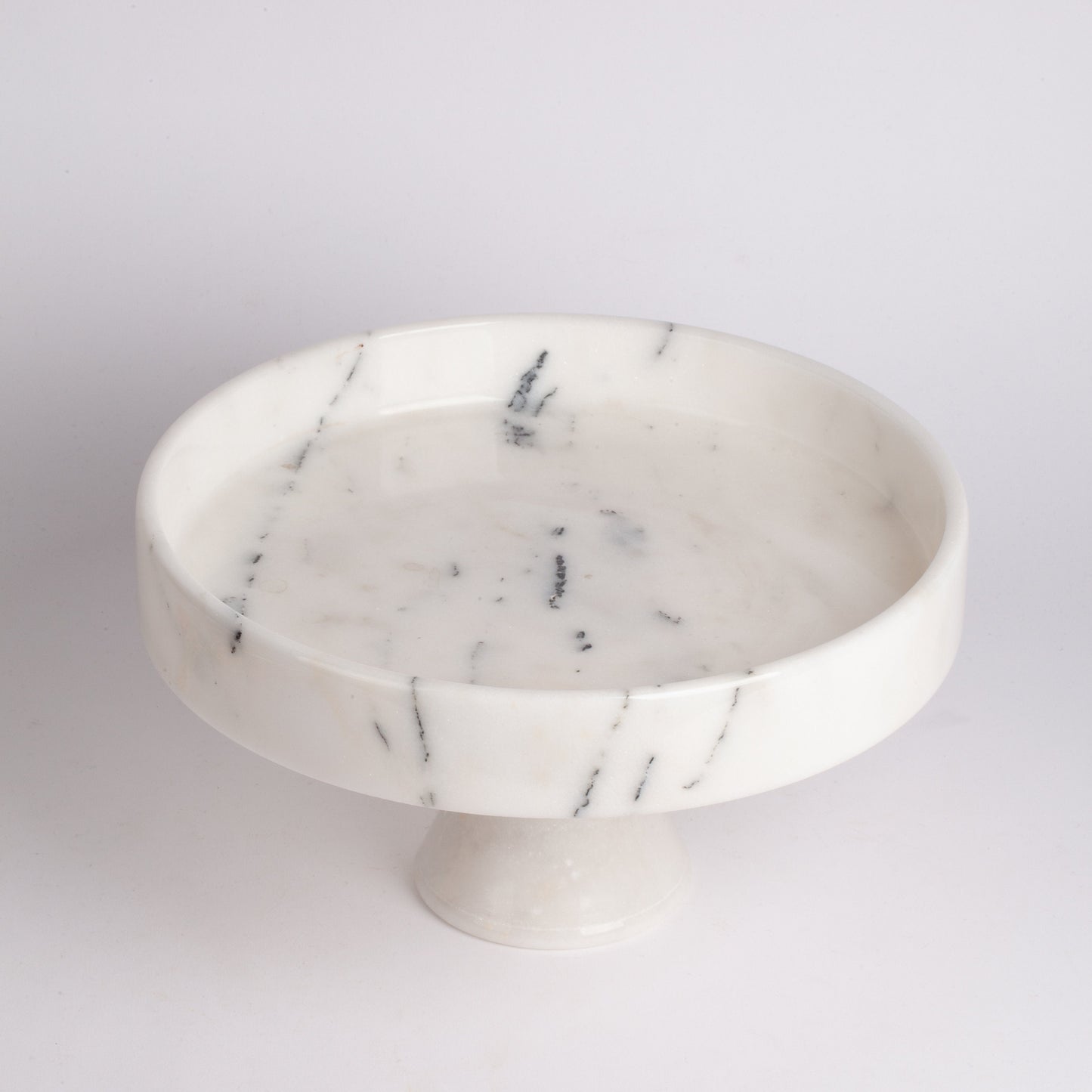 Marble Serving Bowl / Marble Pedestal Bowl / Large Centerpiece / Fruit Bowl / Large Bowl / Home Gift / Marble Bowl / Home Decoration