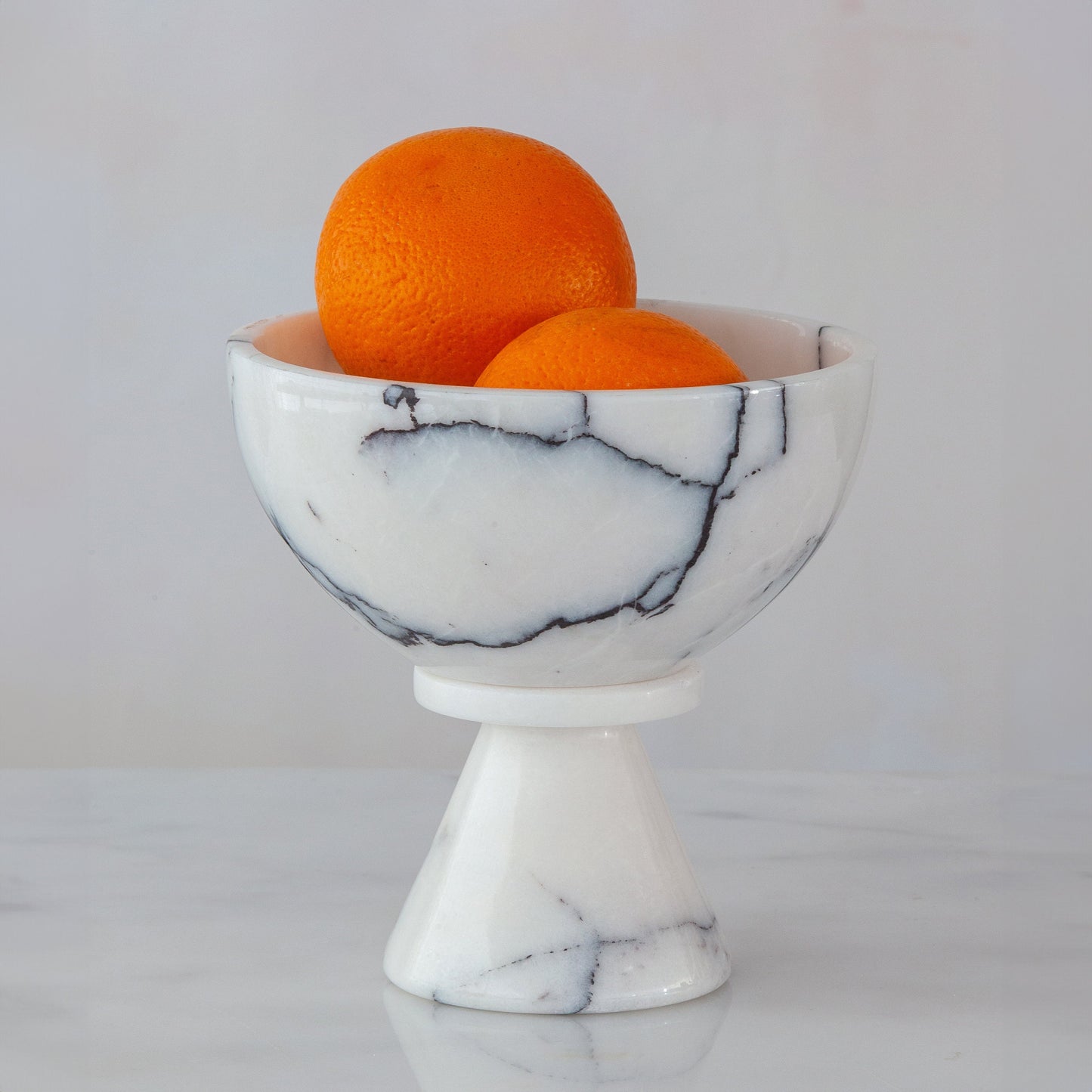 Marble Serving Bowl / Marble Pedestal Bowl / Marble Fruit Bowl / Marble Bowl / Home Gift / Home Decoration / Gift For Her