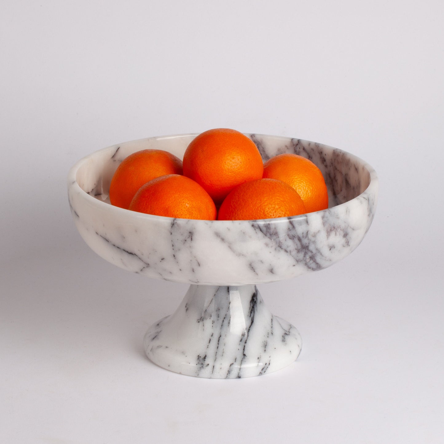 Marble Serving Bowl / Marble Pedestal Bowl / Centerpiece Bowl / Large Fruit Bowl / Home Decoration / Marble Bowl / Home Accessories