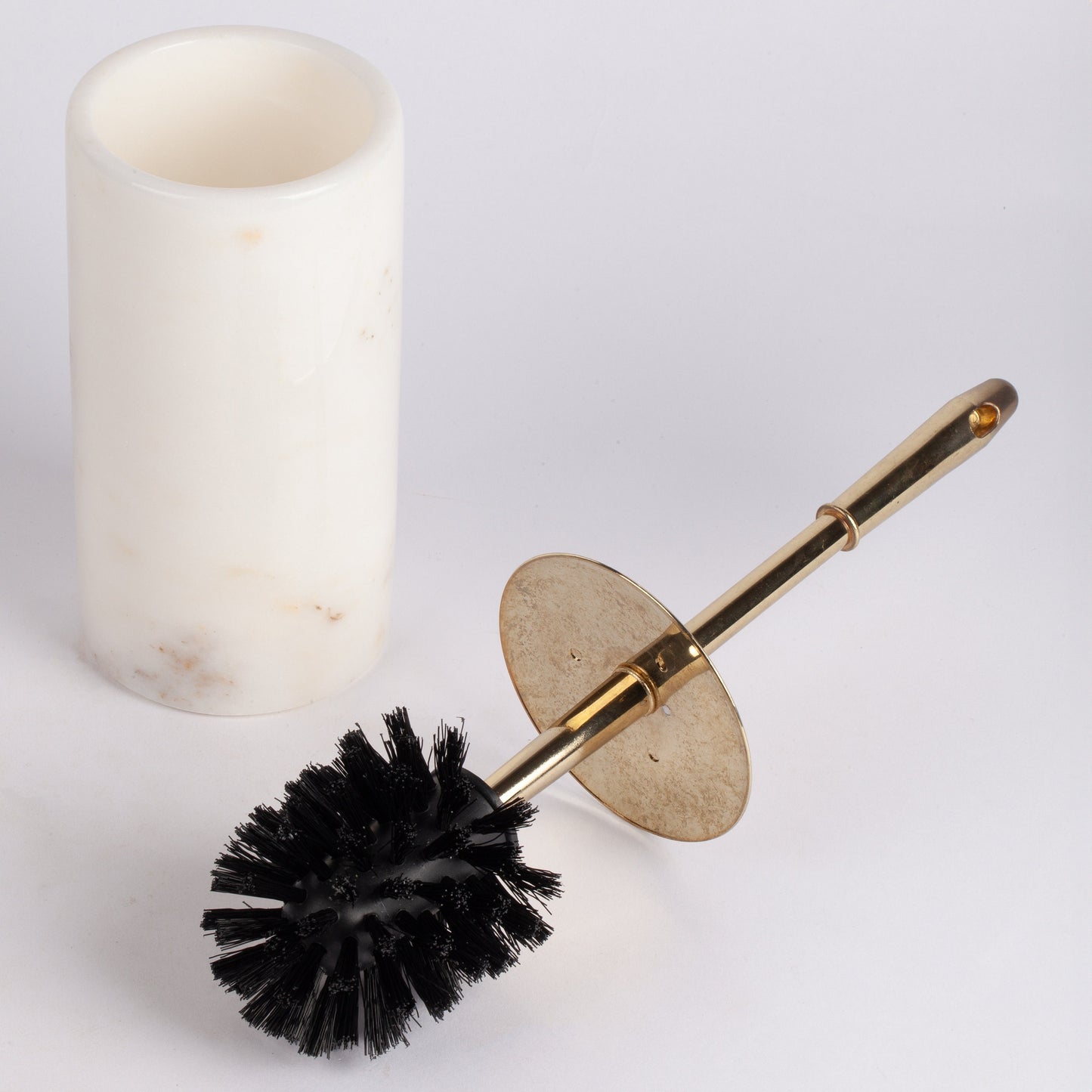 Marble Toilet Brush Holder / Natural Marble Toilet Brush Holder / Stone Toilet Brush Holder / Bathroom Accessories / Marble Bathroom