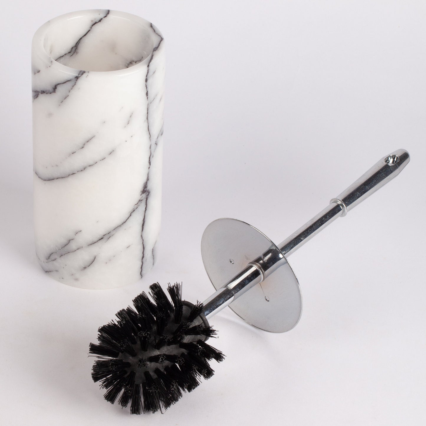 Marble Toilet Brush Holder / Natural Marble Toilet Brush Holder / Stone Toilet Brush Holder / Bathroom Accessories / Marble Bathroom