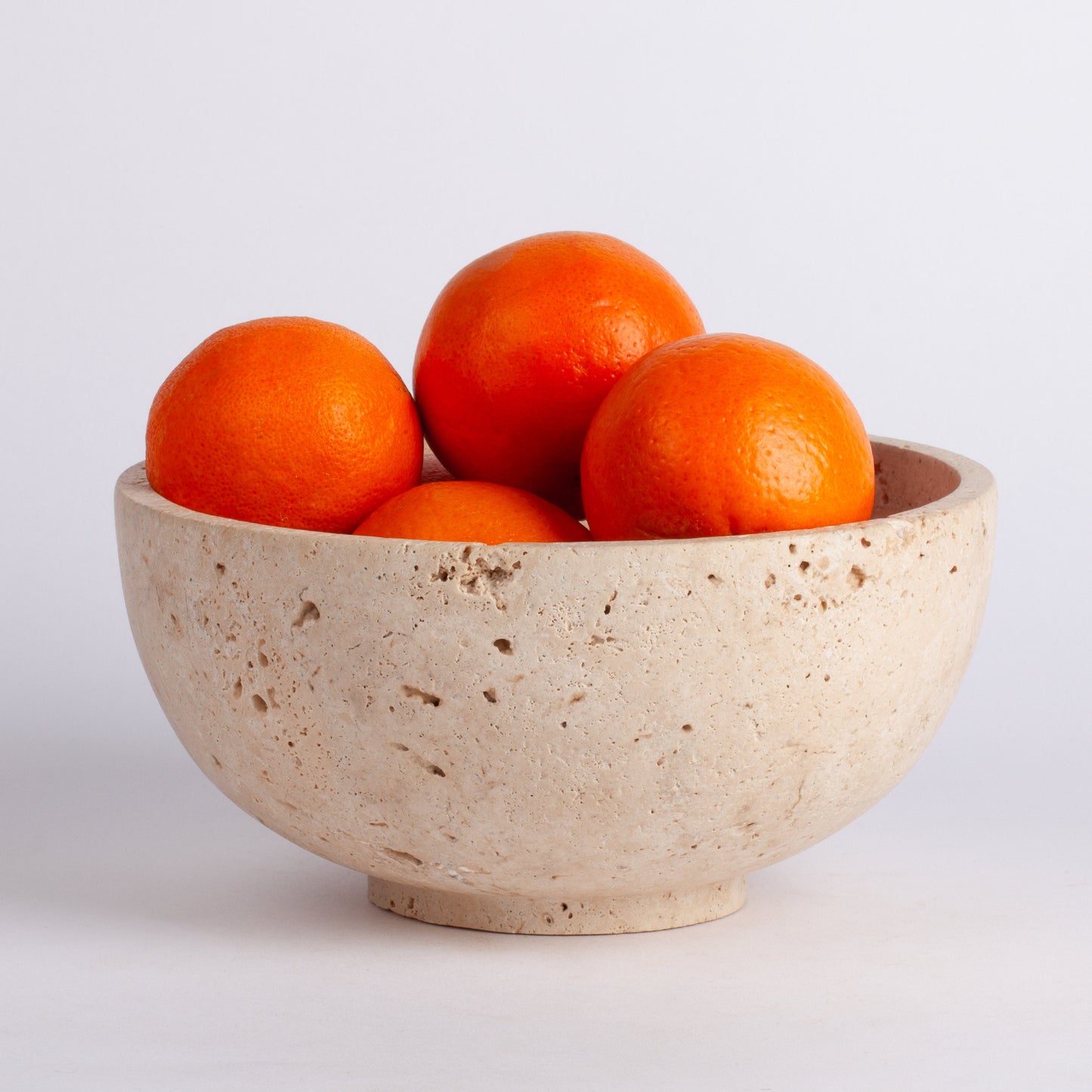 7.6" (19 cm) Travertine Bowl / Natural Stone Bowl / Kitchen Accessories / Home Gift / Home Decoration / Handmade Bowl / Gift For Her