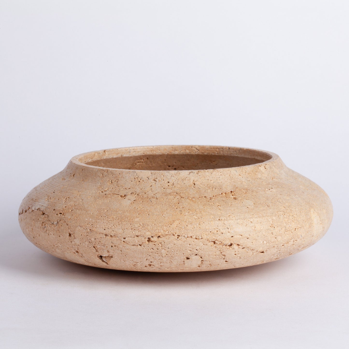 Unique Beige Travertine Bowl / Natural Stone Bowl / Kitchen Accessories / Home Gift / Home Decoration / Handmade Bowl / Gift For Her