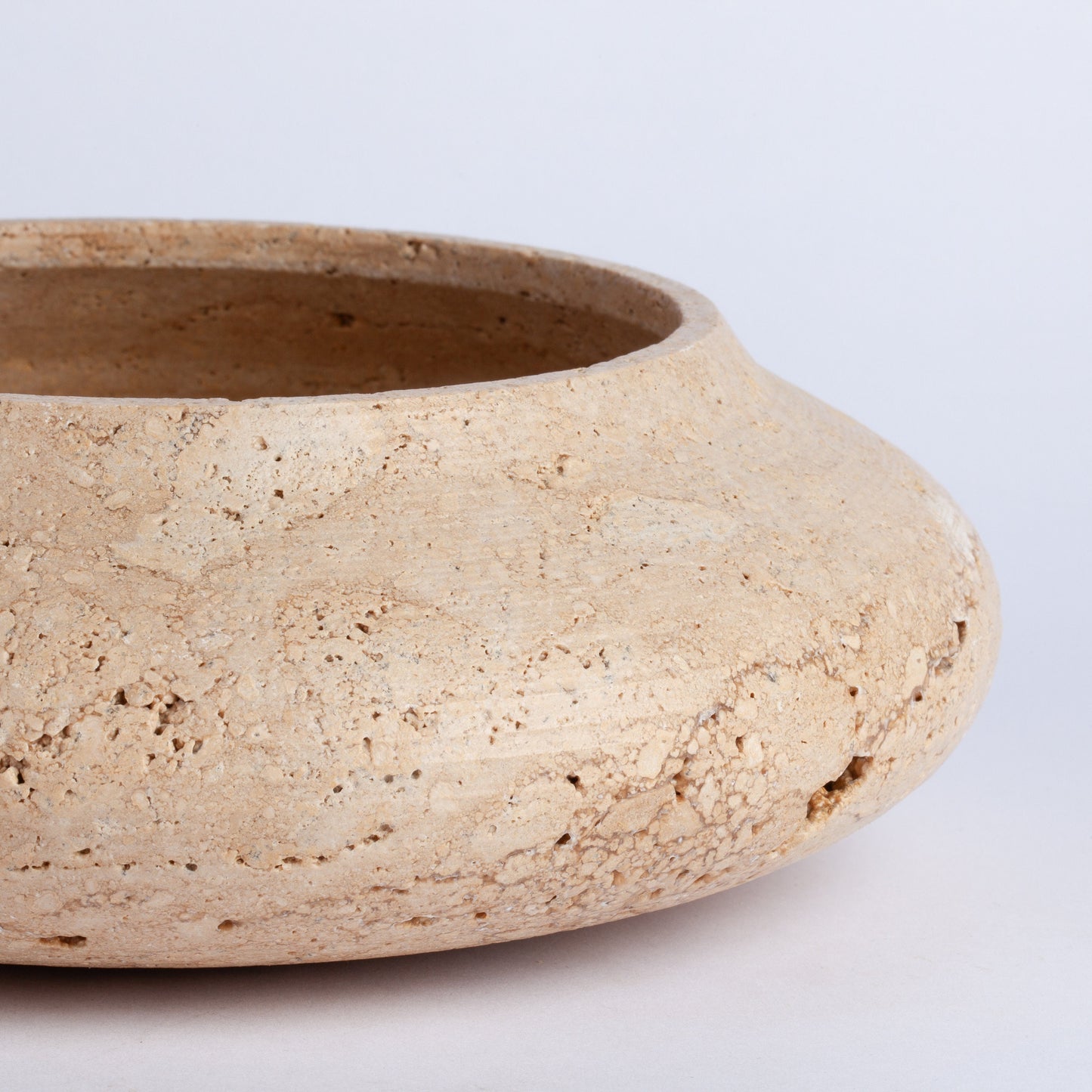 Unique Beige Travertine Bowl / Natural Stone Bowl / Kitchen Accessories / Home Gift / Home Decoration / Handmade Bowl / Gift For Her