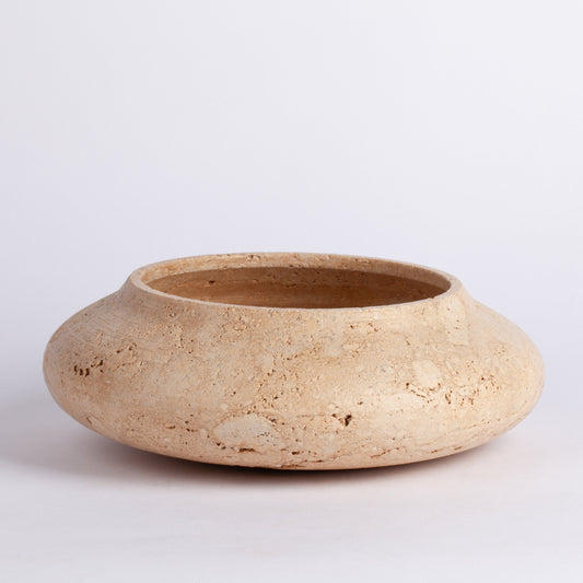 Unique Beige Travertine Bowl / Natural Stone Bowl / Kitchen Accessories / Home Gift / Home Decoration / Handmade Bowl / Gift For Her