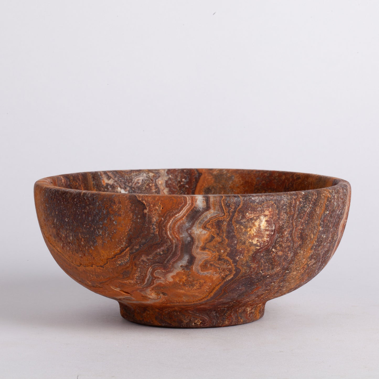 5.9" (15 cm) Terme Travertine Bowl / Travertine Bowl / Centerpiece / Unique Centerpiece / Home Decoration / Home Accessories