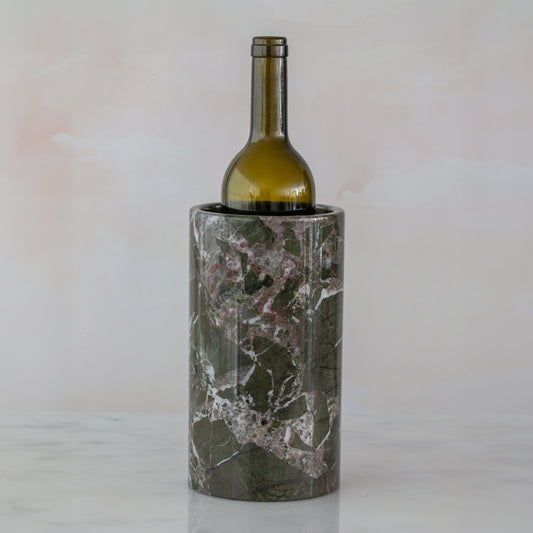 Green Marble Wine Bottle Holder / Stone Wine Bottle Holder / Stone Wine Holder / Black Marble Wine Bottle Holder / Wine Holder