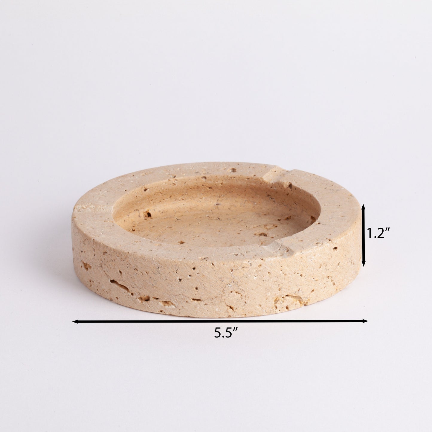 Travertine Ashtray, Marble Ashtray, Ashtray, Beige Travertine Ashtray, Pink Travertine Ashtray, Natural Stone Ashtray, Stone Ashtray