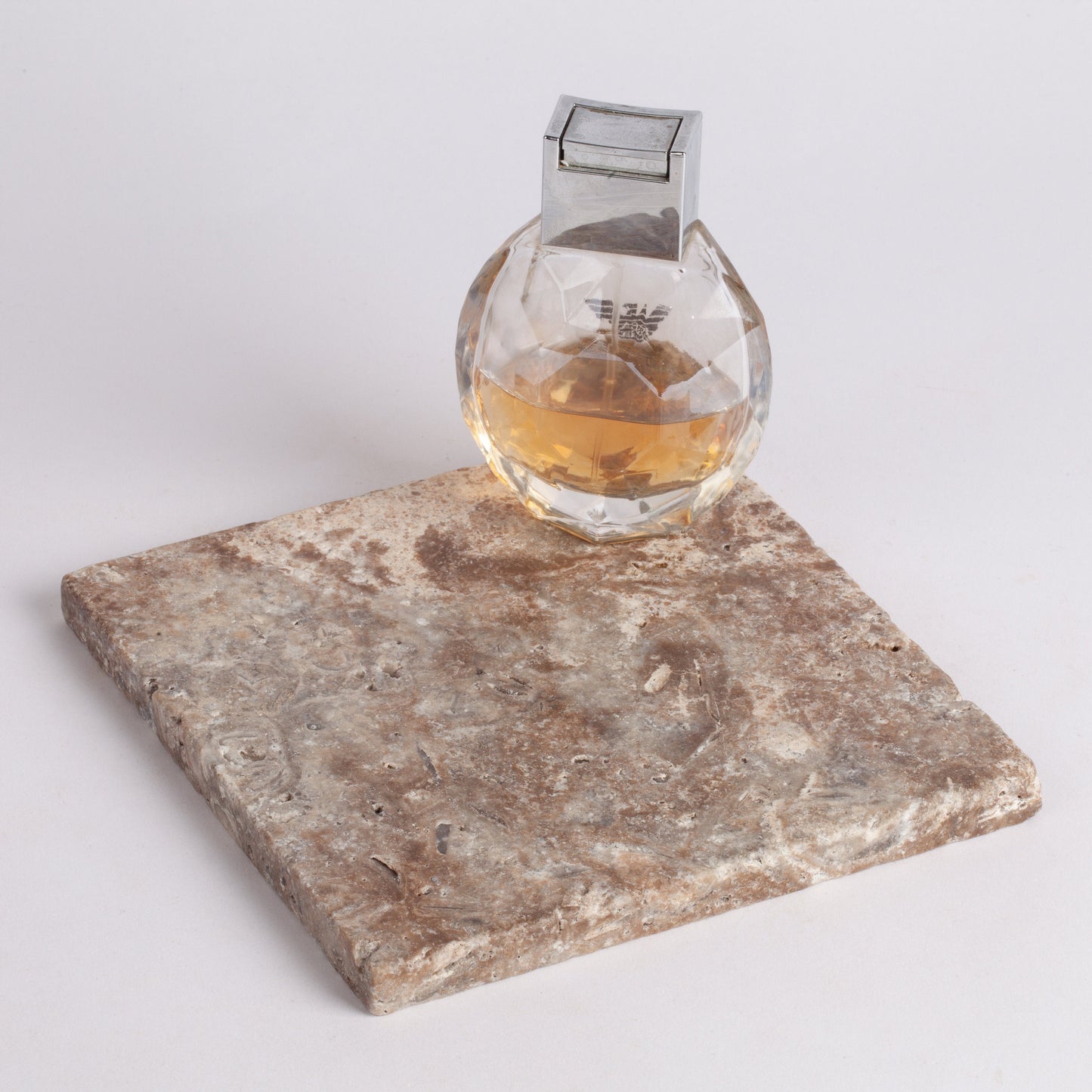 5.9" x 5.9" (15 x 15 cm), Travertine Tray, Stone Tray, Marble Plate, Marble Catchall, Stone Cathchall, Marble Tray, Natural Stone Tray