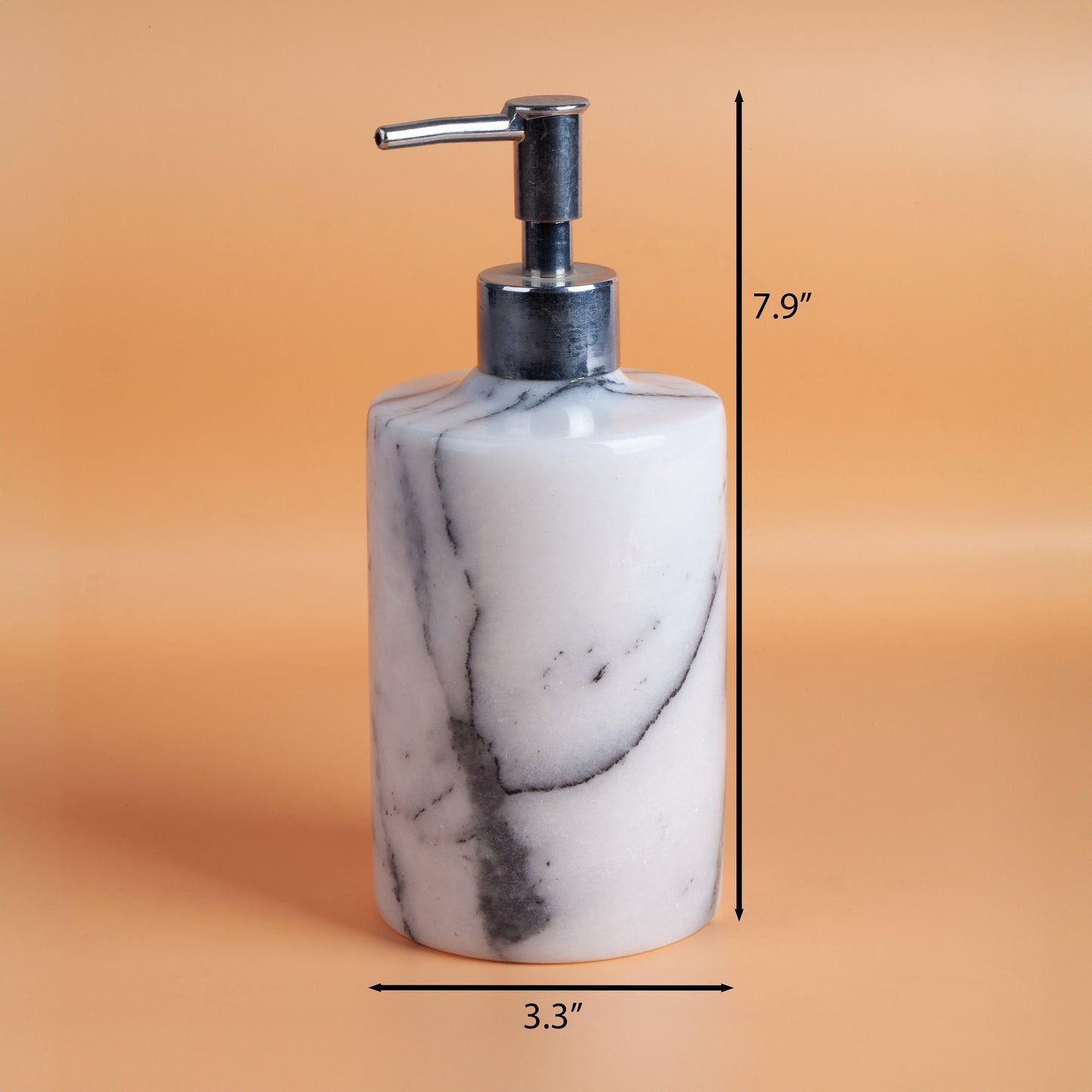 Lilac Marble Soap Dispenser / Marble Soap Dispenser / Stone Soap Dispenser / Bathroom Accessories / Marble Bathroom / Stone Bathroom Decor