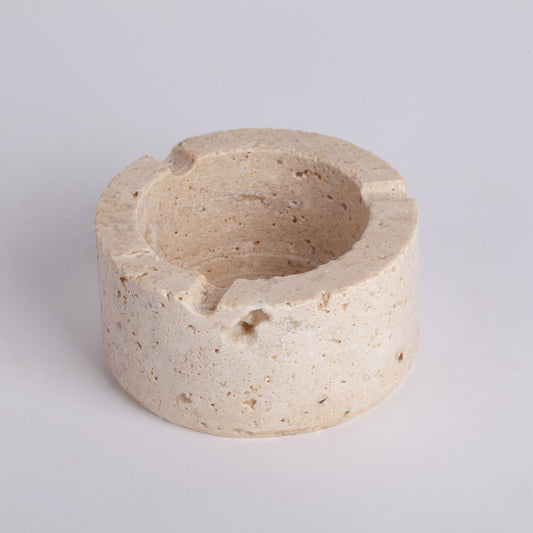 Beige Travertine Ashtray, Marble Ashtray, Ashtray, Travertine Ashtray, Ashtray Set, Natural Stone Ashtray, Stone Ashtray, Natural Ashtray
