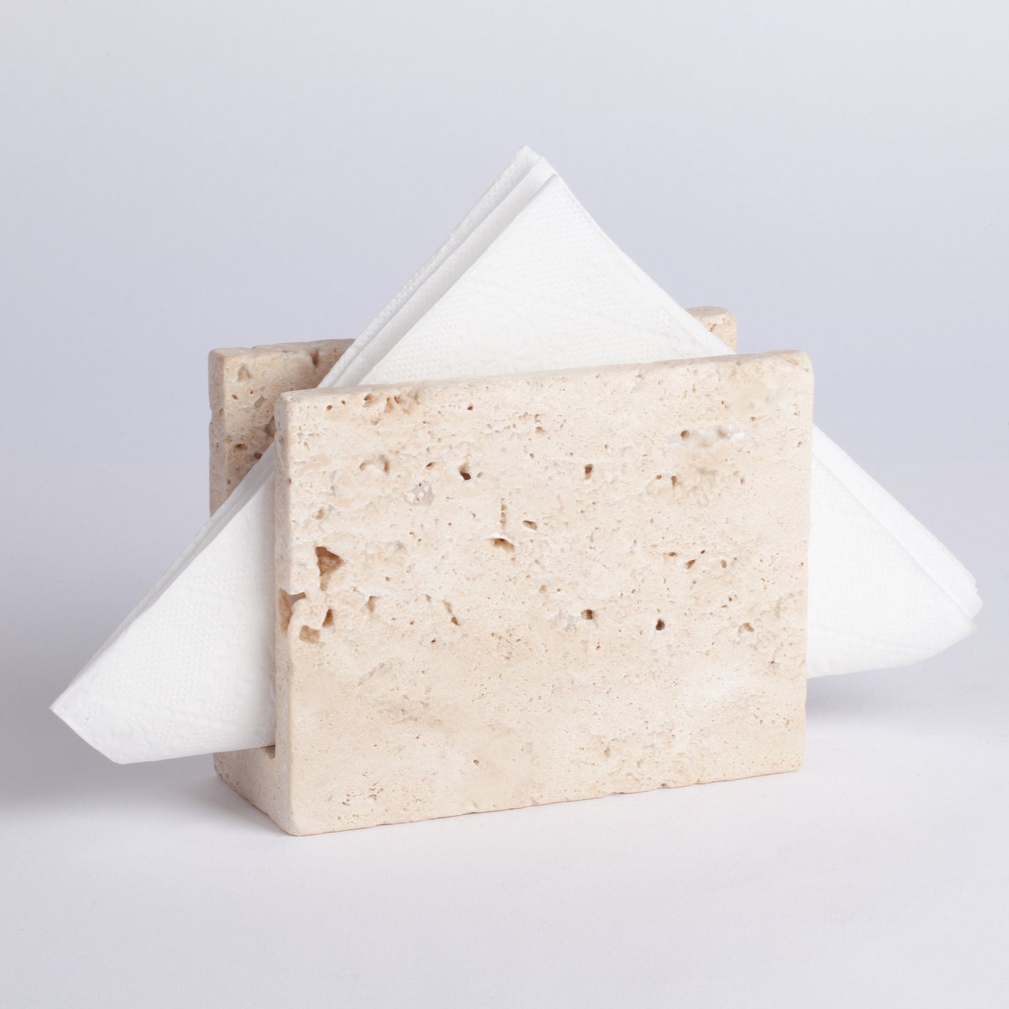 Travertine Napkin Holder / Marble Napkin Holder / Home Decoration / Marble Decoration / Home Accessories / Stone Accessories / Home Gift