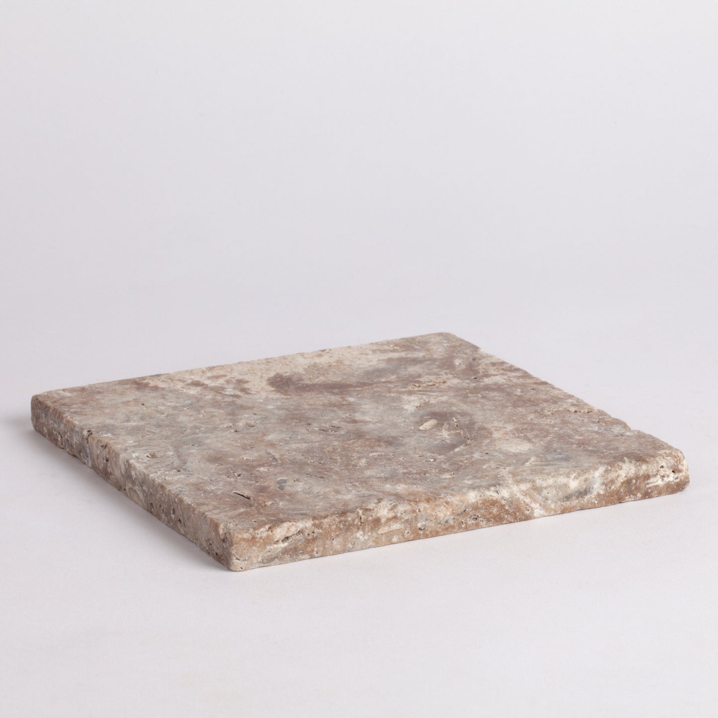 5.9" x 5.9" (15 x 15 cm), Travertine Tray, Stone Tray, Marble Plate, Marble Catchall, Stone Cathchall, Marble Tray, Natural Stone Tray