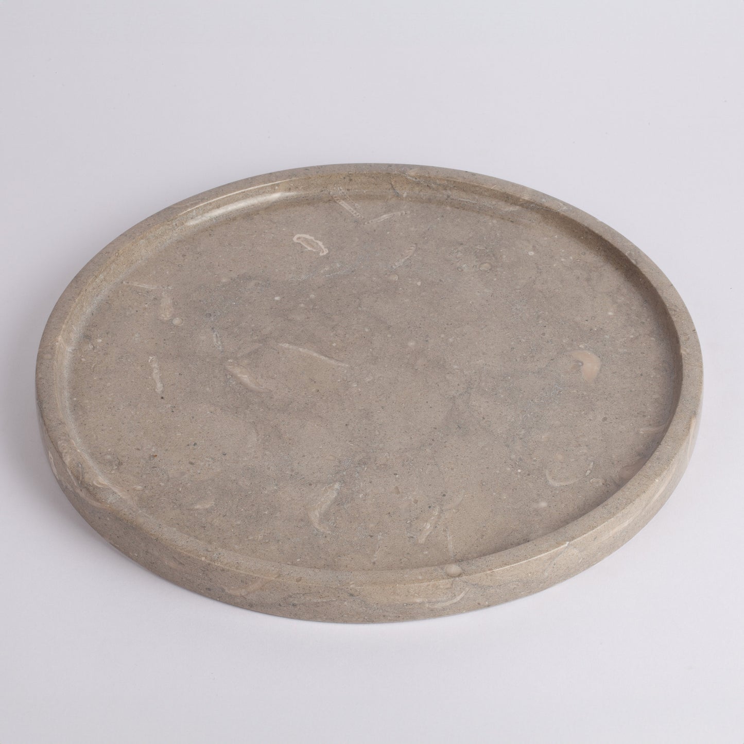 10.2" (26 cm) , Rustic Marble Round Tray, Marble Tray, Stone Tray, Marble Catchall, Marble Tray for bathroom, Bathroom Tray, Serving Plate