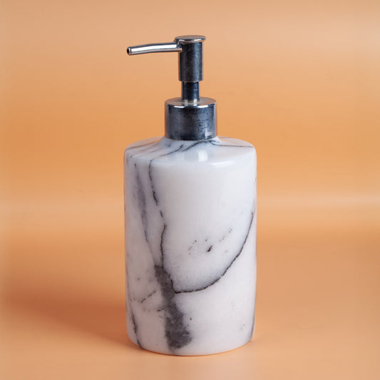 Lilac Marble Soap Dispenser / Marble Soap Dispenser / Stone Soap Dispenser / Bathroom Accessories / Marble Bathroom / Stone Bathroom Decor