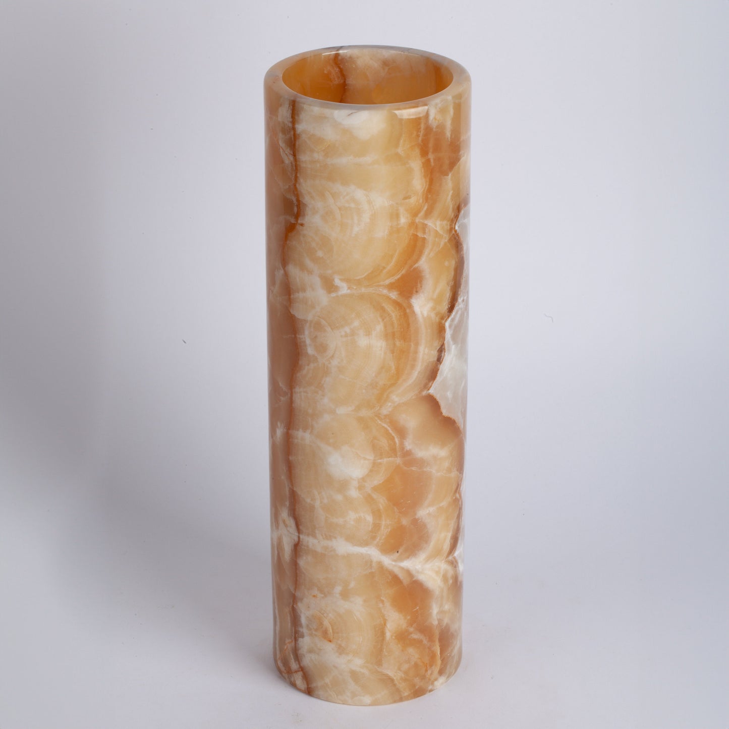 Yellow Alabaster Big Vase / Hand Carved Onyx / Onyx Decoration / Alabaster Decoration / Natural Home Decoration / Natural Stone Decoration