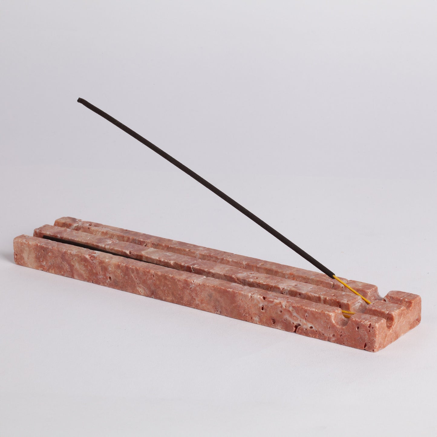 Pink Travertine Incense Holder / Stone Incense Holder / Marble Incense Holder / Meditation / Home Decoration / Home Meditation / Home Gift