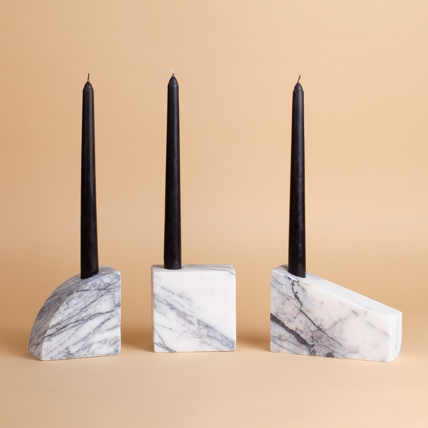 Marble Candlestick Holder Set Lorca