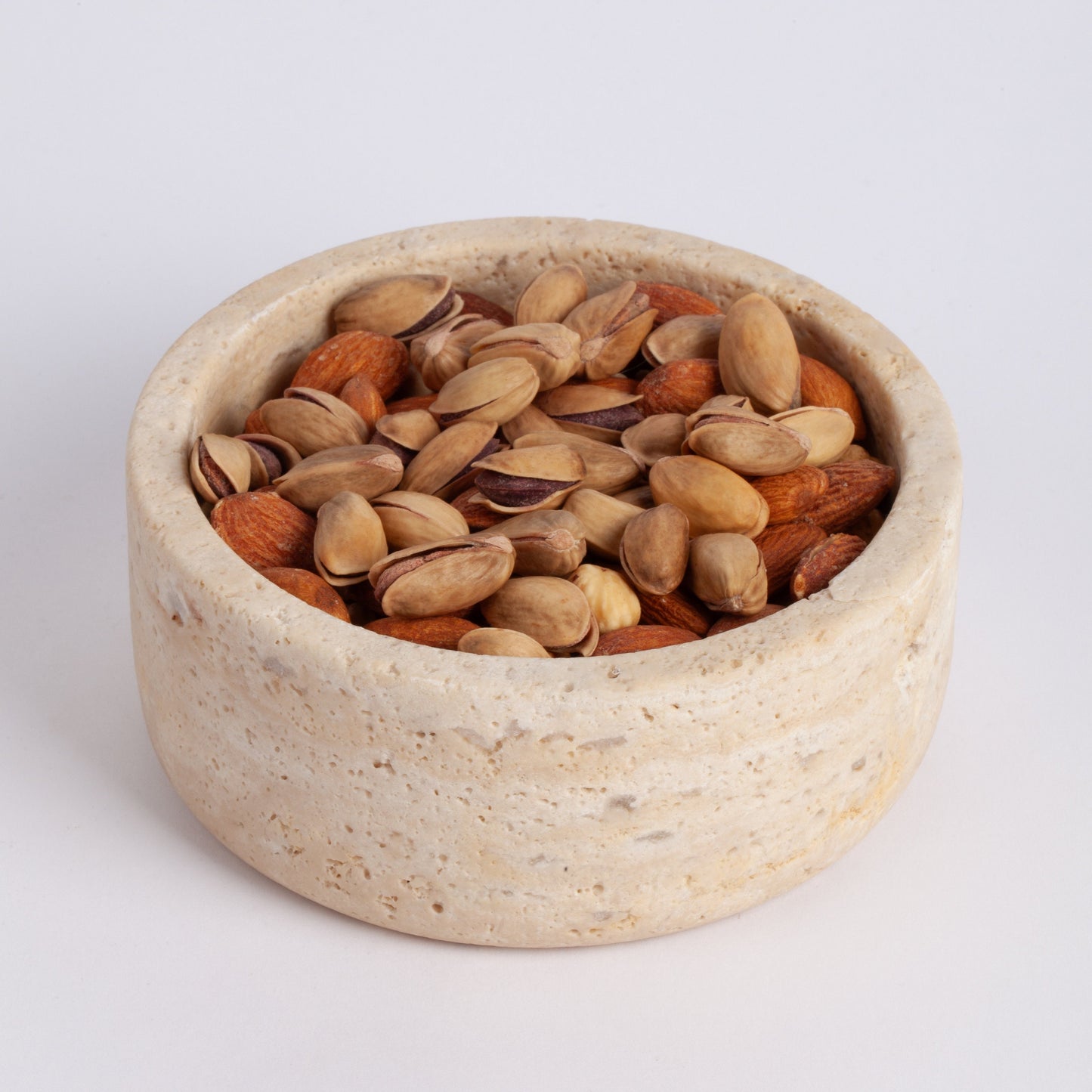 4.7" (12 cm) Travertine Bowl / Natural Stone Bowl / Kitchen Accessories / Home Gift / Home Decoration / Handmade Bowl / Marble Bowl