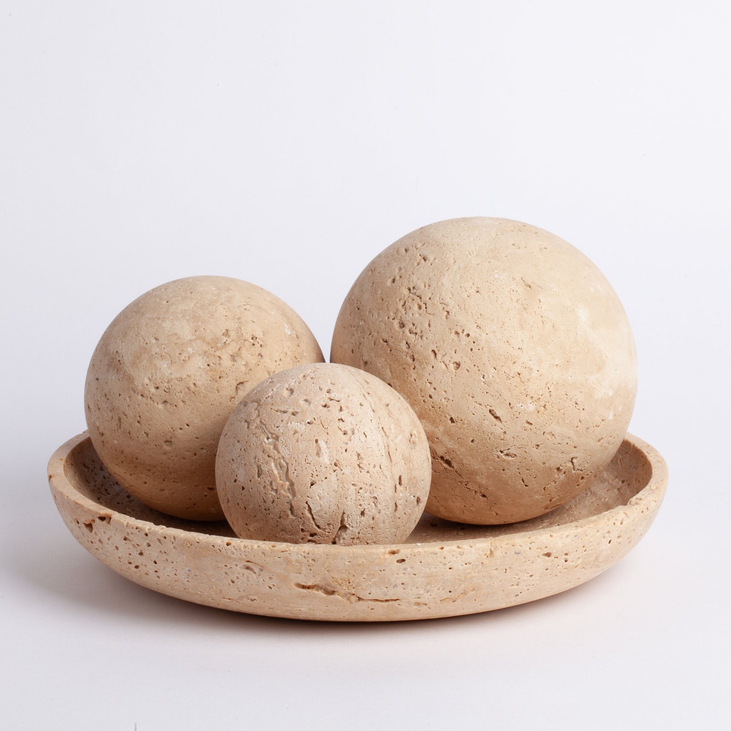 Travertine Sphere / Travertine Ball / Marble Ball / Marble Sphere / Travertine Ornament / Marble Ornament / Housewarming Gift / Home Gift