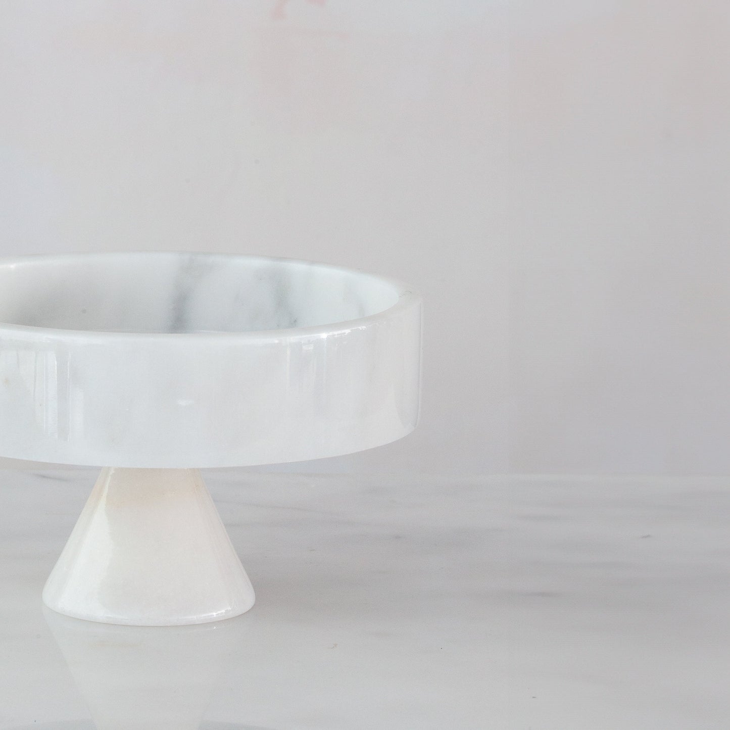 Marble Serving Bowl / Marble Pedestal Bowl / Pedestal Fruit Bowl / Marble Bowl / Home Gift / Home Decoration / Gift For Her