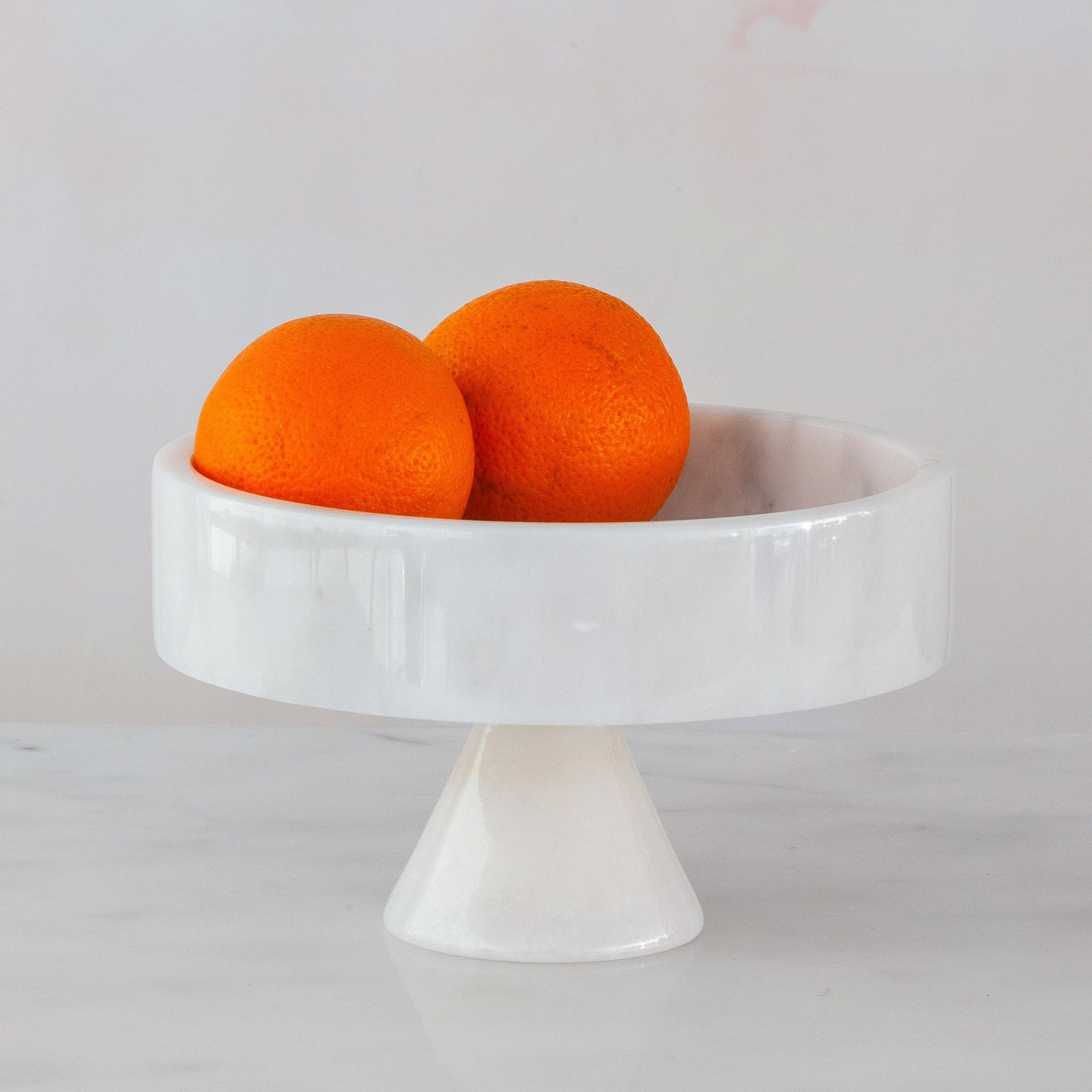 Marble Serving Bowl / Marble Pedestal Bowl / Pedestal Fruit Bowl / Marble Bowl / Home Gift / Home Decoration / Gift For Her