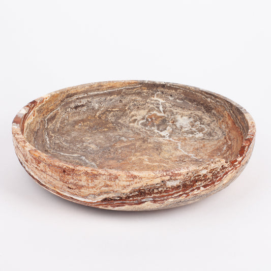 Leonardo Travertine Plate, One-of-a-kind Bowl, Natural Travertine Small Bowl, Small Stone Bowl, Unique Bowl, Marble Bowl, Stone Bowl