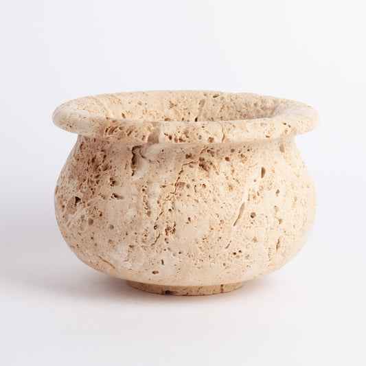 Unique Travertine Pot, Home Decoration, Marble Decoration, Home Accessories, Marble Vase, Travertine Planter, Marble Planter, Small Planter