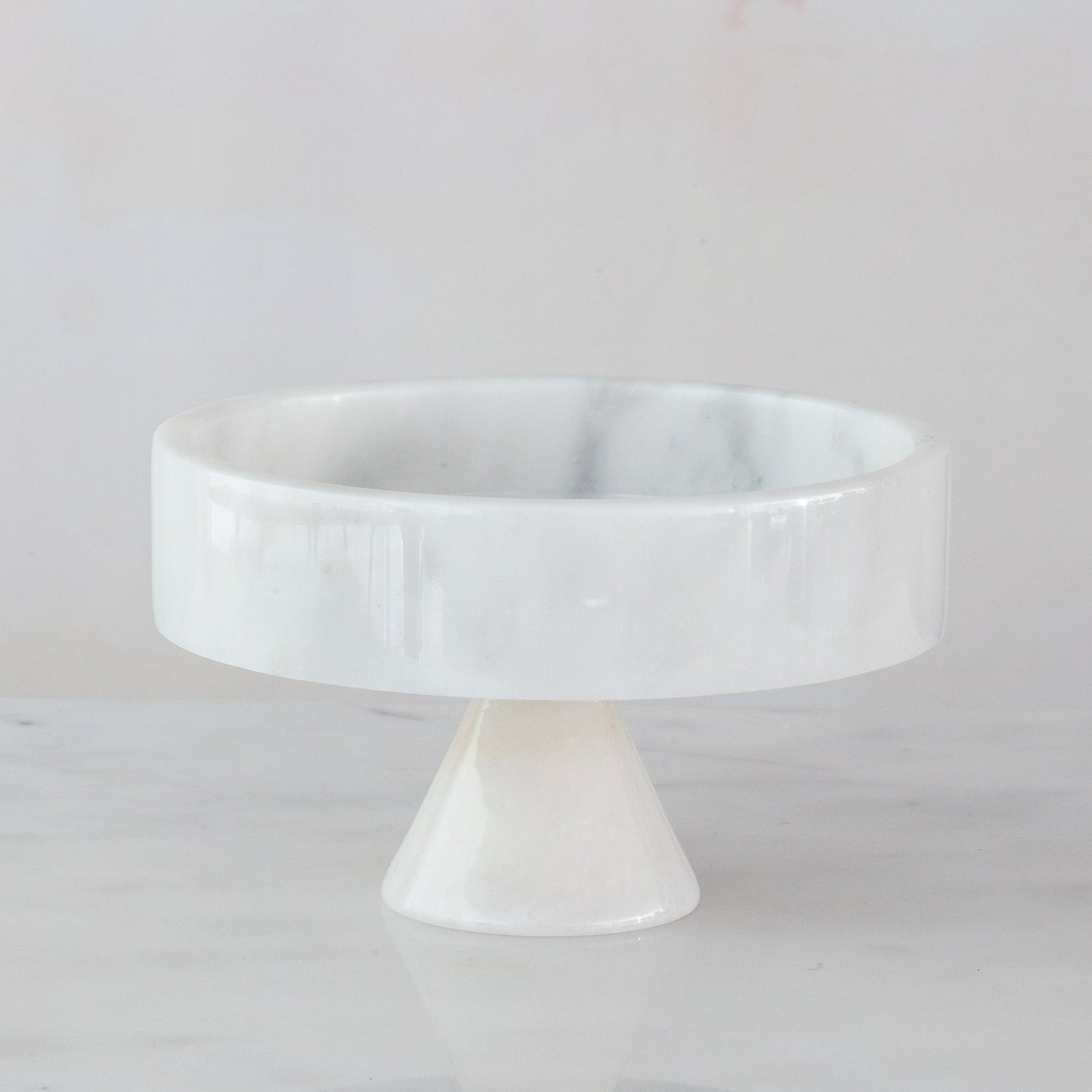 Marble Serving Bowl / Marble Pedestal Bowl / Pedestal Fruit Bowl / Marble Bowl / Home Gift / Home Decoration / Gift For Her