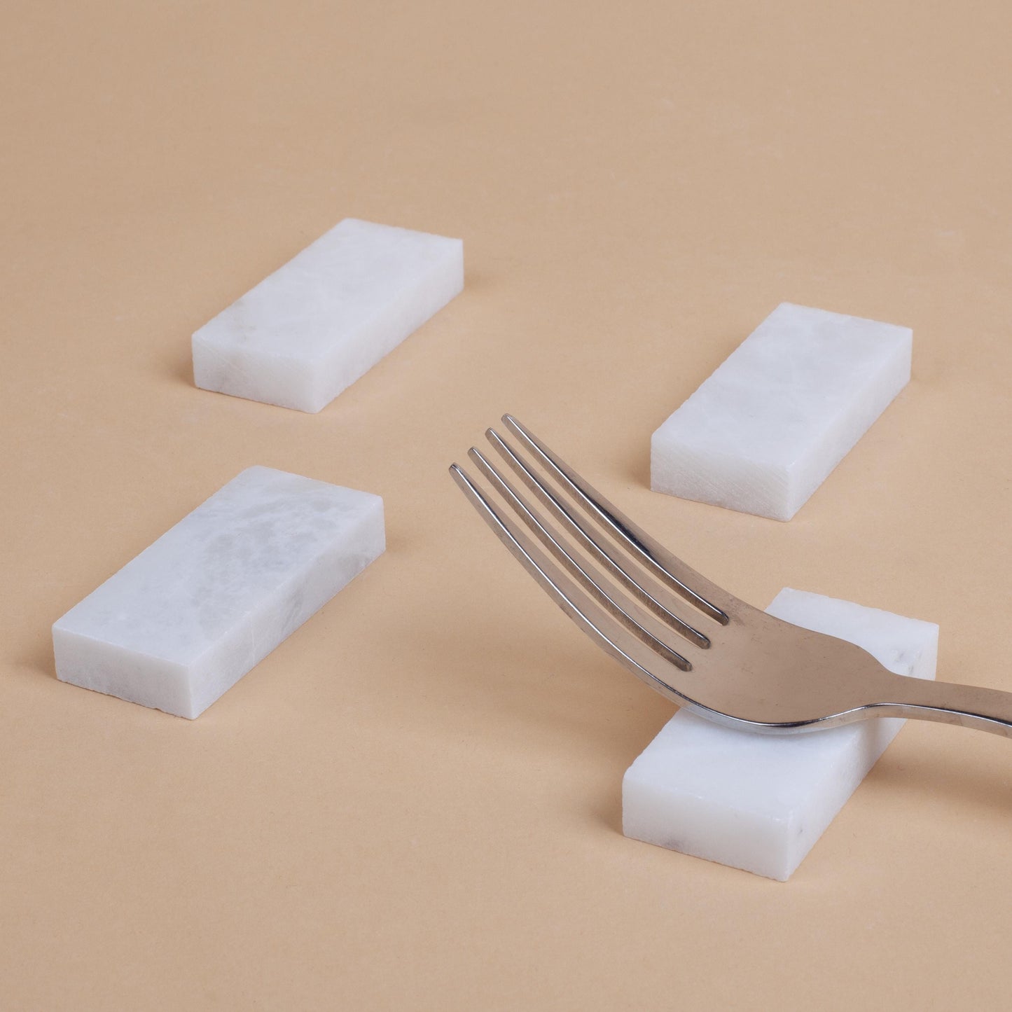 Mini White Marble Cutlery Rest, Chopstick Rest, Lilac Marble Cutlery Rest, Mini Cutlery Rest Set, Travertine Cutlery Rest,Hashioki Chopstick