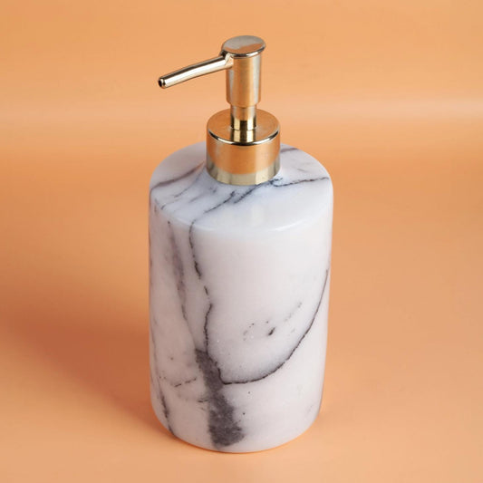 White Marble Soap Dispenser / Marble Soap Dispenser / Stone Soap Dispenser / Bathroom Accessories / Marble Bathroom / Stone Bathroom Decor