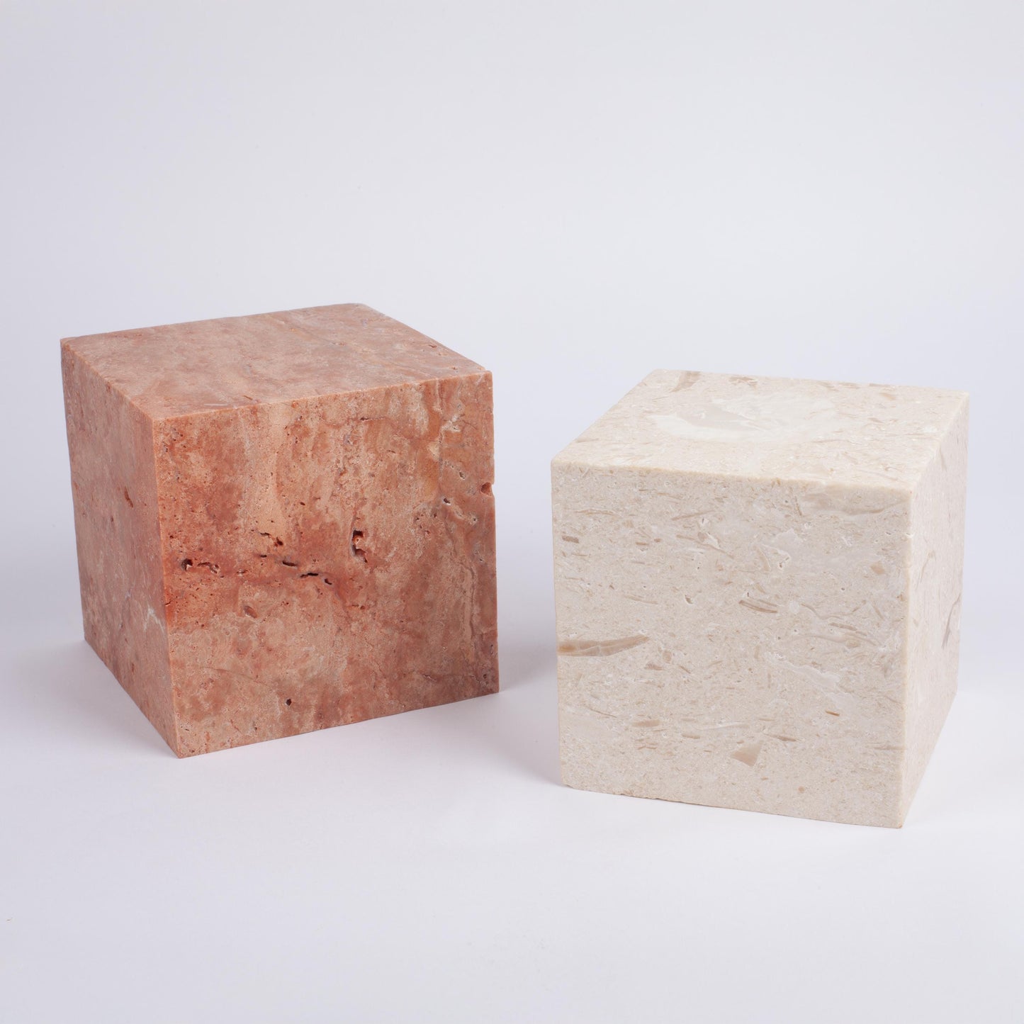 Travertine Cube & Rectangle, 4.7-5.5 Inch Marble Cube, Travertine Ornament, Marble Ornament, Housewarming Gift, Primitive Decoration Cube