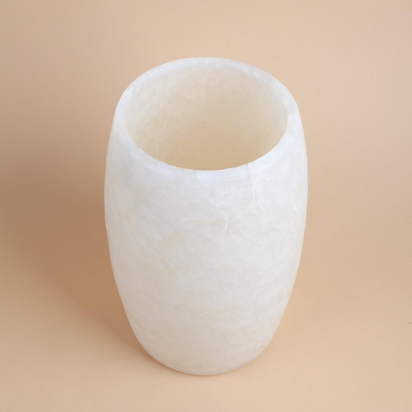 10.6" (27cm) Alabaster Vase, Onyx Vase, Unique Natural Stone Vase, Unique Centerpiece, Home Decoration, Home Accessories, Decorative Stone