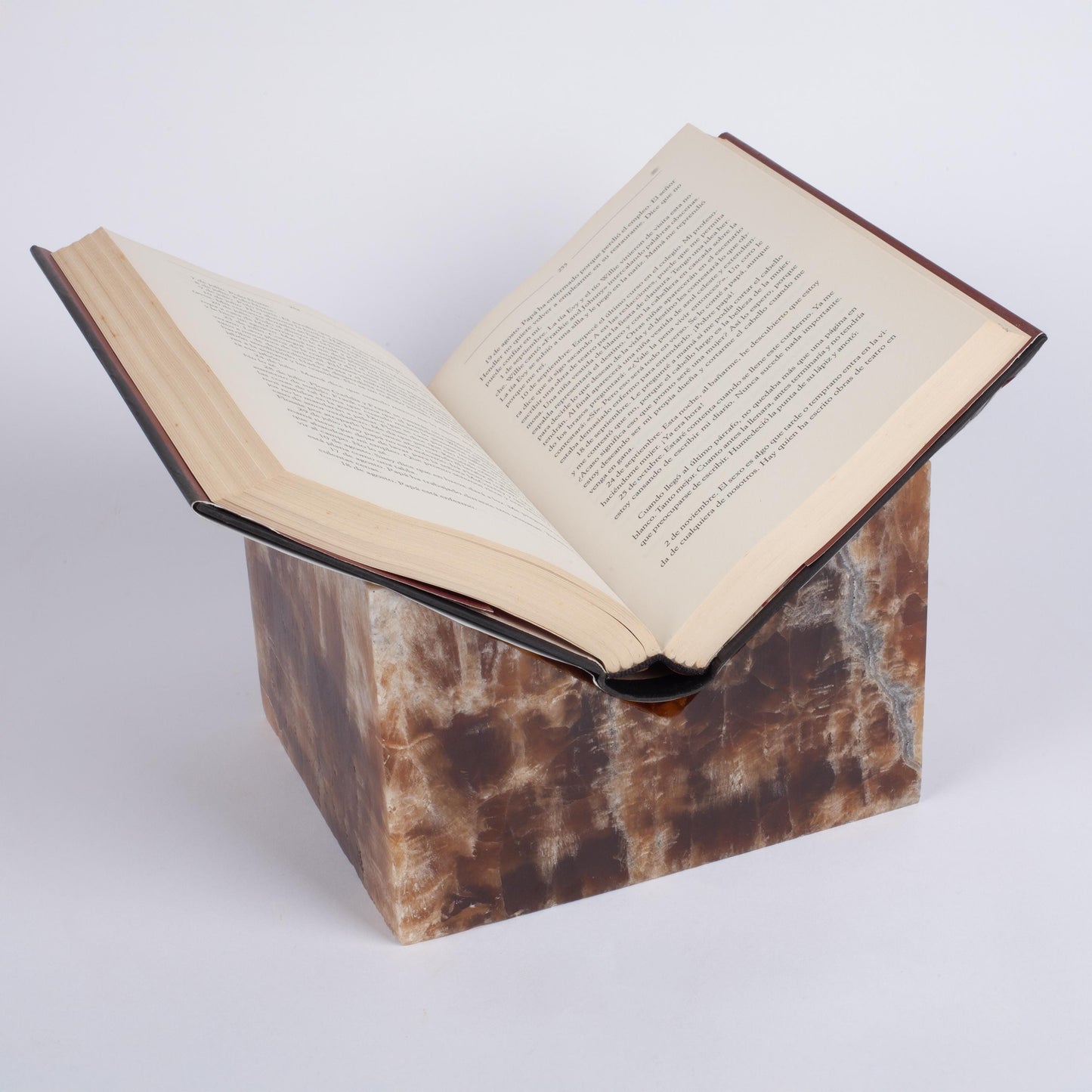 Alabaster Bookstand, Marble Bookstand, Travertine Book Holder, Bookstand From Marble, Bookend, Natural Stone Bookstand, Book Holder