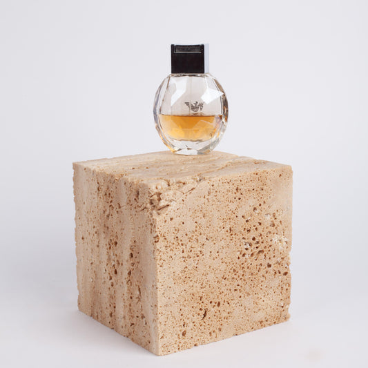 Travertine Cube & Rectangle, 5.1" Inch Marble Cube, Travertine Ornament, Marble Ornament, Housewarming Gift, Primitive Decoration Cube