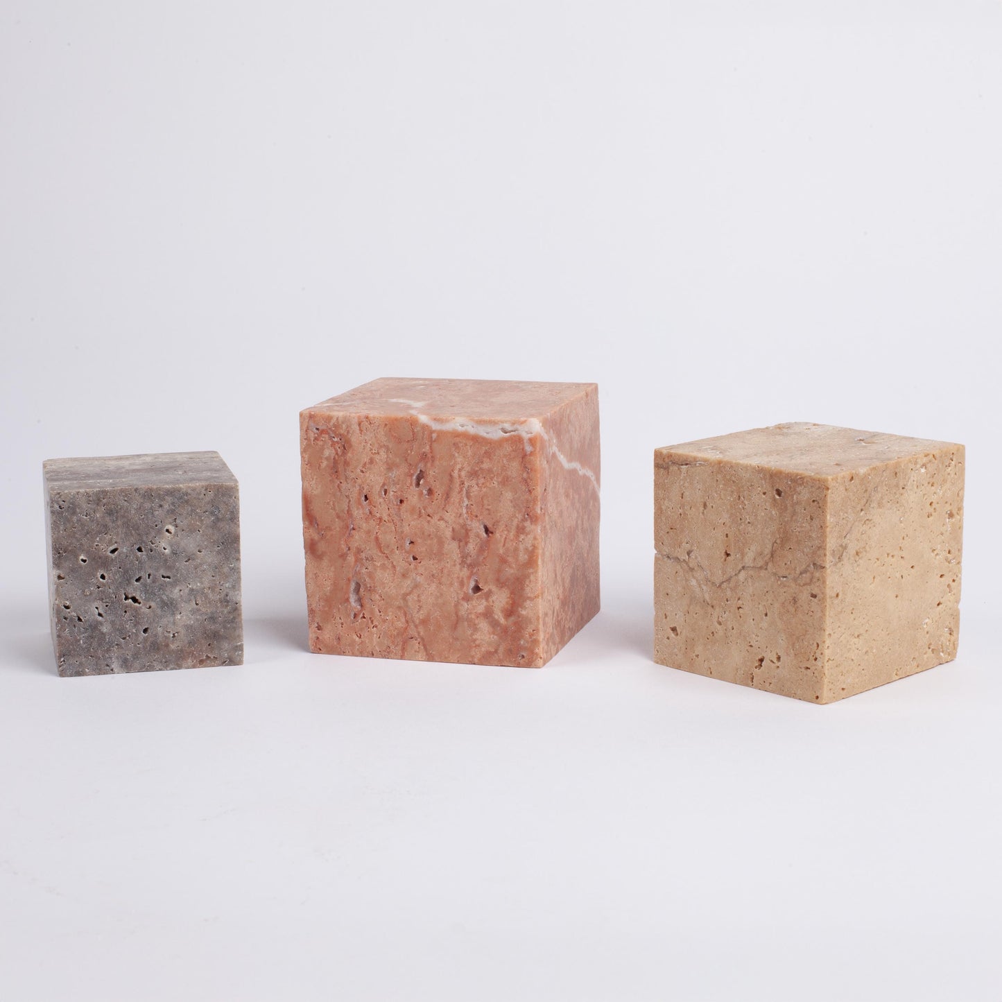 Travertine Cube & Rectangle, 2.4-3.1 Inch Marble Cube, Travertine Ornament, Marble Ornament, Housewarming Gift, Primitive Decoration Cube