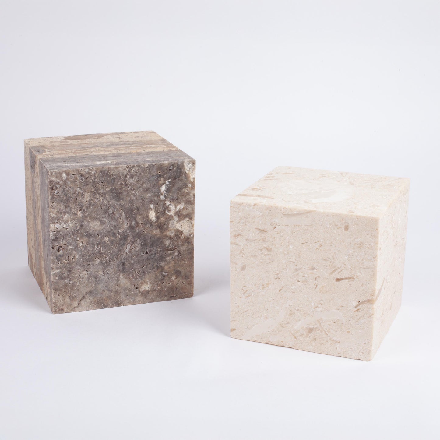 Travertine Cube & Rectangle, 4.7-5.5 Inch Marble Cube, Travertine Ornament, Marble Ornament, Housewarming Gift, Primitive Decoration Cube