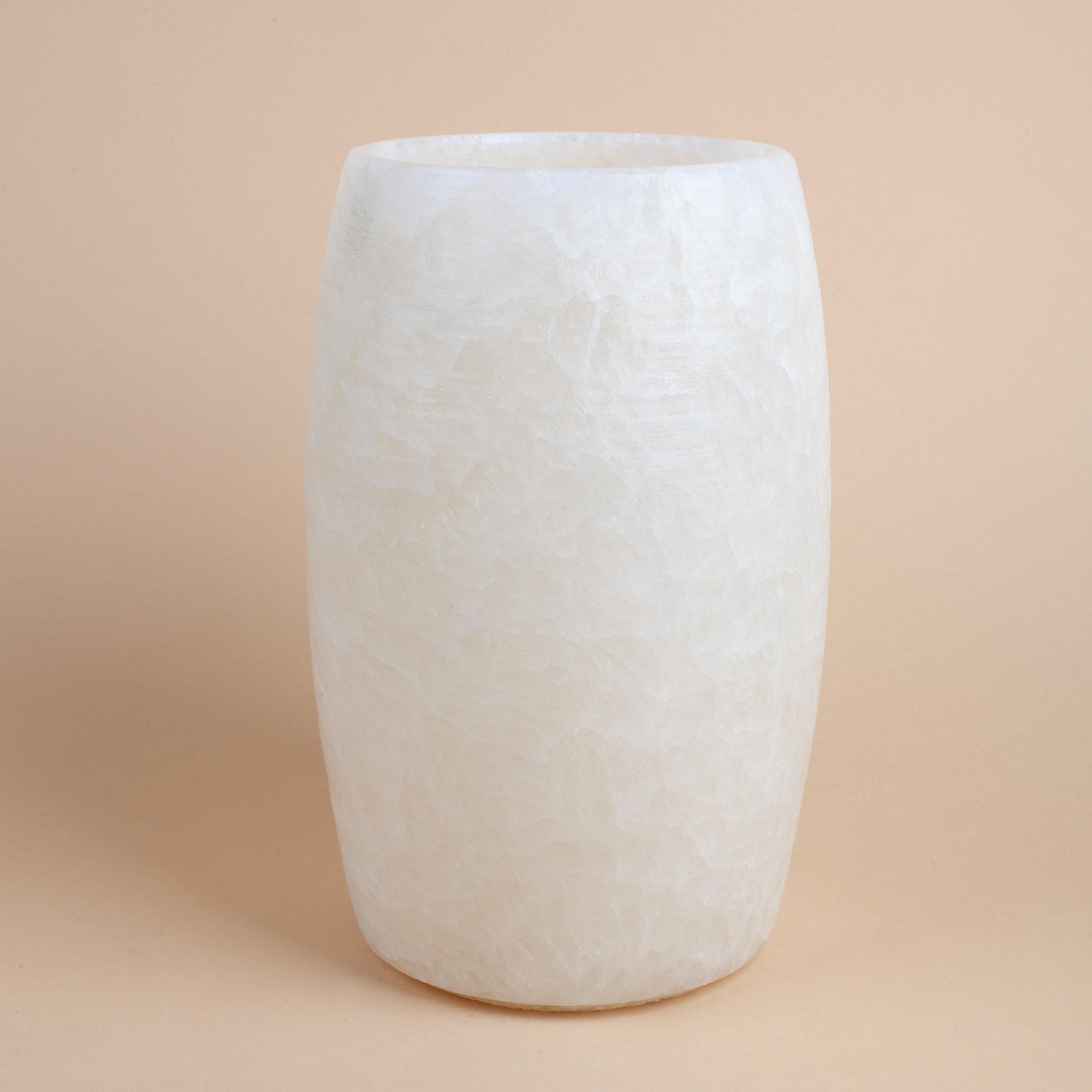 10.6" (27cm) Alabaster Vase, Onyx Vase, Unique Natural Stone Vase, Unique Centerpiece, Home Decoration, Home Accessories, Decorative Stone