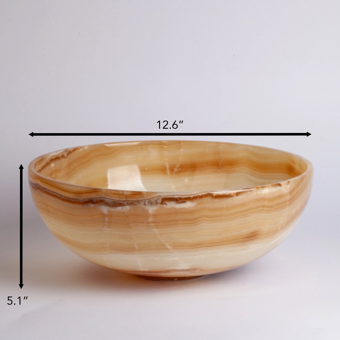 Yellow Alabaster Bowl / Hand Carved Onyx / Onyx Decoration / Alabaster Decoration / Natural Home Decoration / Natural Stone Decoration