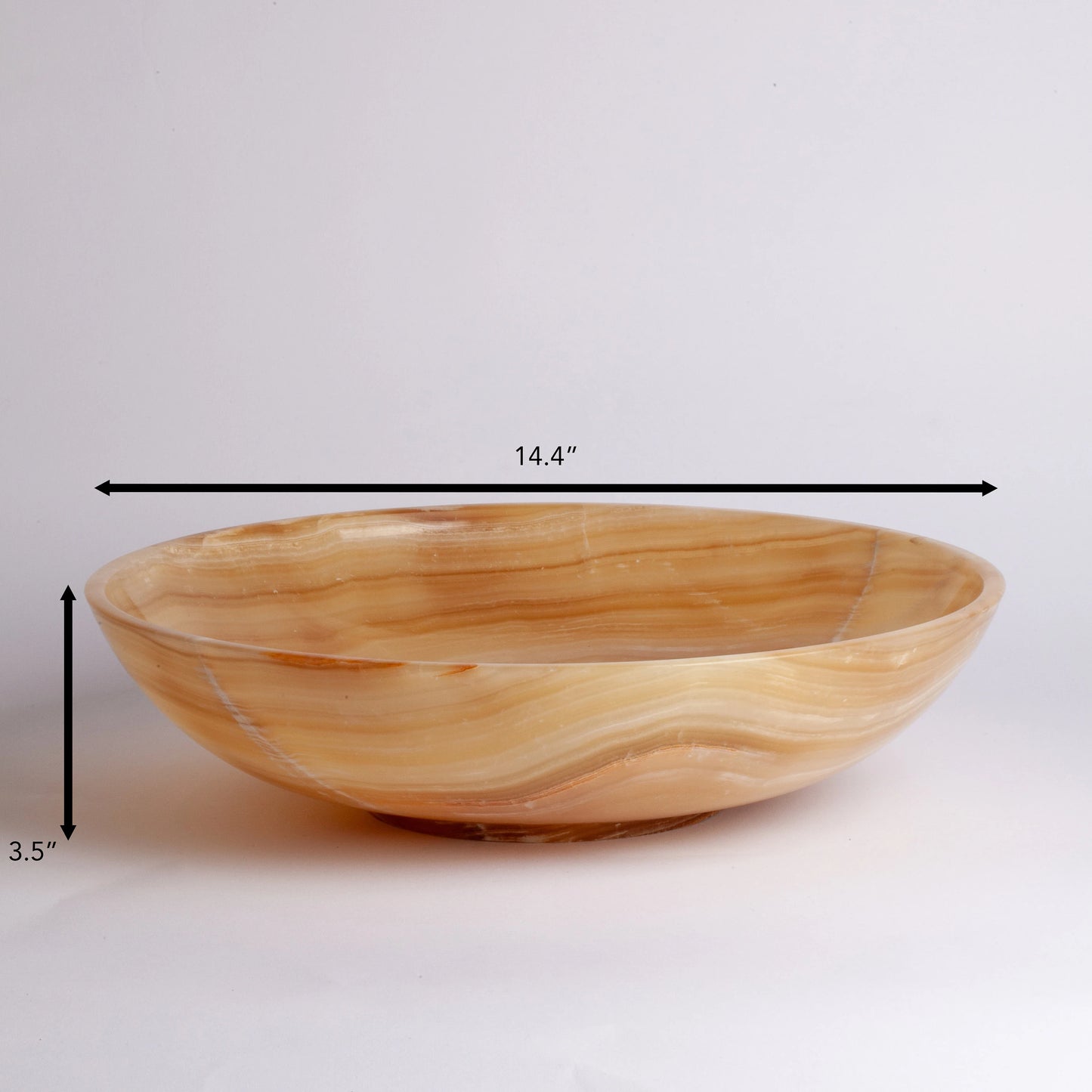 Yellow Alabaster Bowl / Hand Carved Onyx / Onyx Decoration / Alabaster Decoration / Natural Home Decoration / Natural Stone Decoration