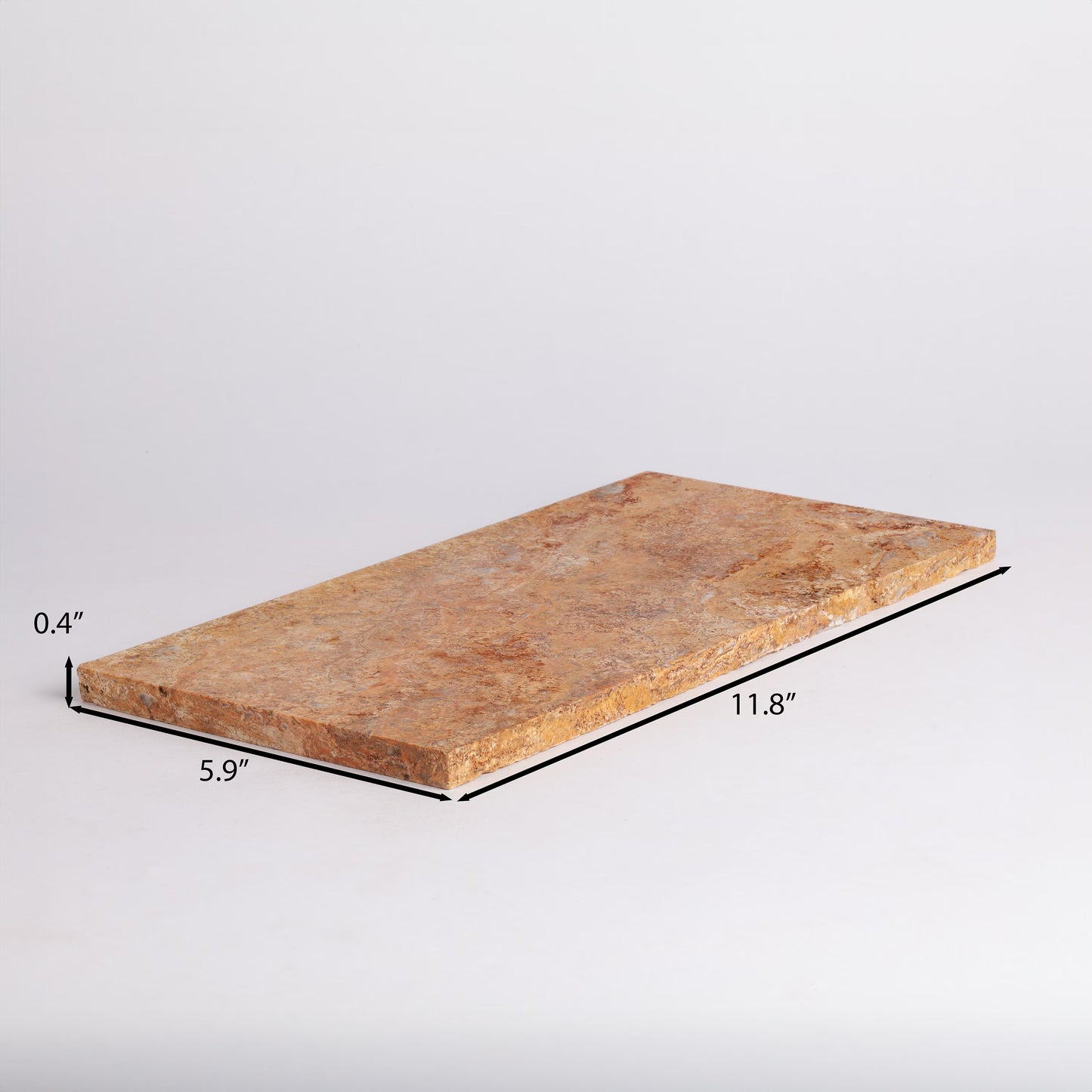 11.8" x 7.9" (30 x 15 cm), Travertine Tray, Stone Tray, Marble Plate, Marble Catchall, Stone Cathchall, Marble Tray, Natural Stone Tray