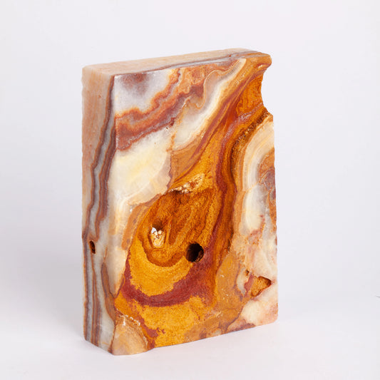 Natural Travertine & Onyx Stone / Geode / Calcite / Rock / Alabaster