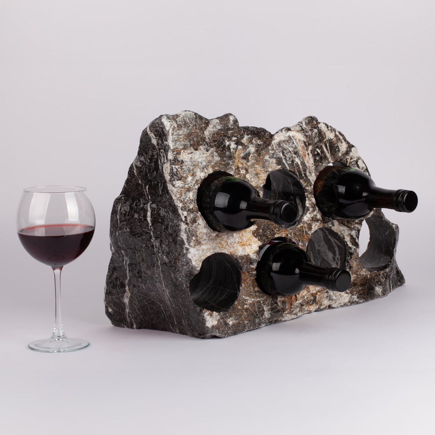 Unique Marble Wine Bottle Holder / Stone Wine Bottle Holder / Stone Wine Holder / Marble Wine Bottle Holder / Wine Holder / Wine Rack