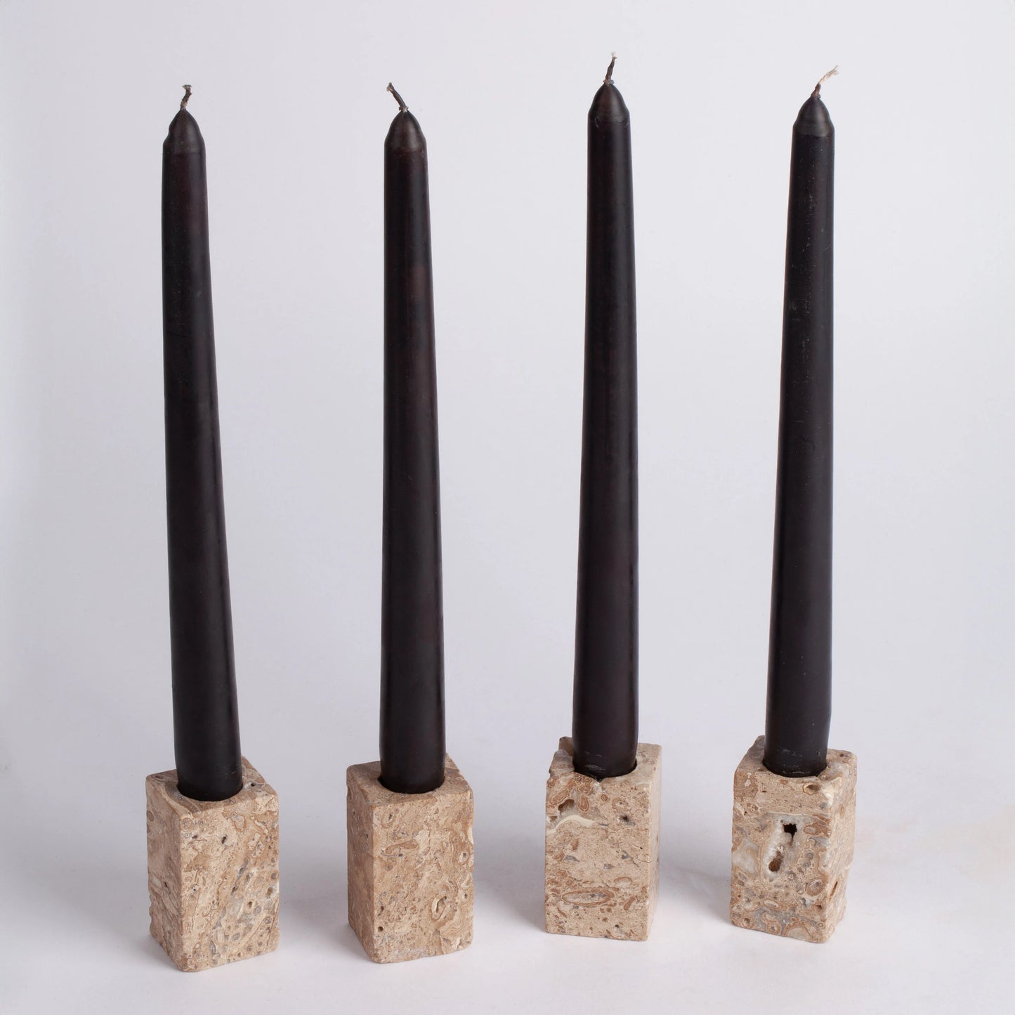 Travertine & Onyx Candlestick Holder, Candlestick Holder, Stone Candle Holder, Small Candle Holder, Mini Candlestick holder, Natural candle