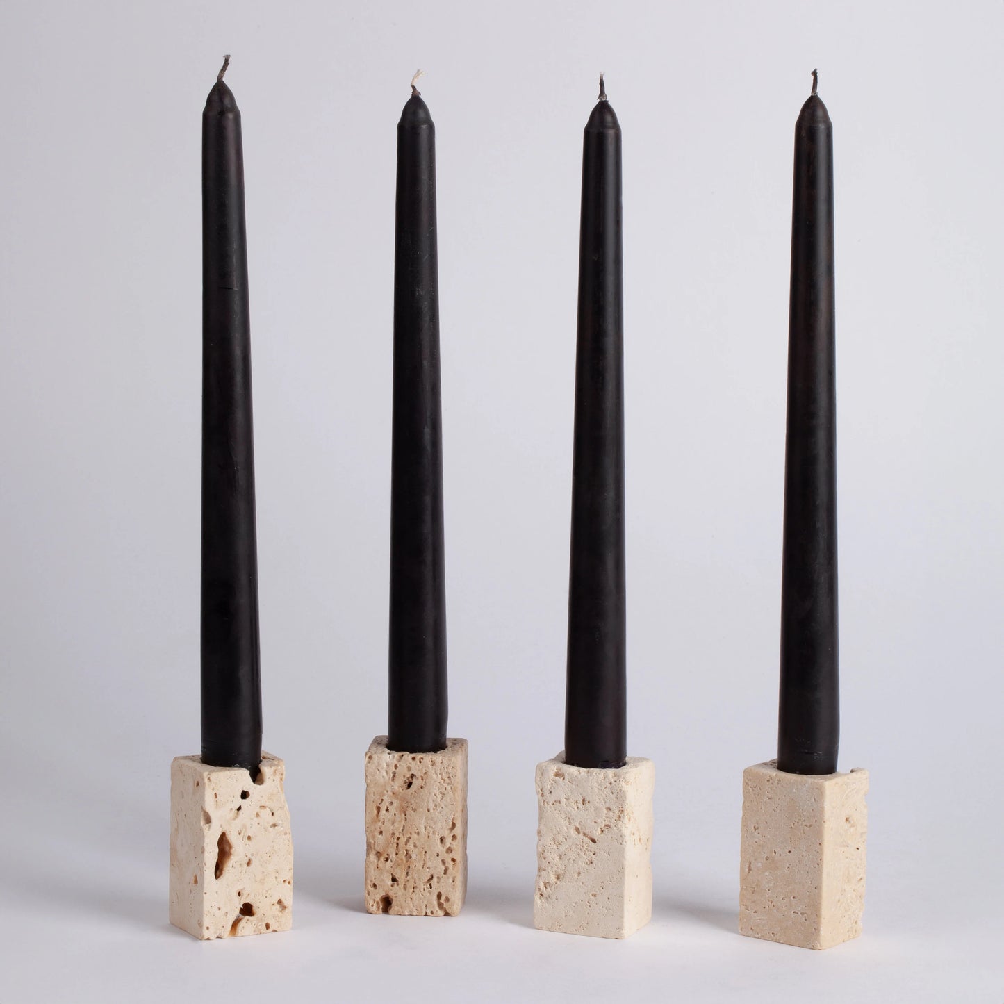 Travertine & Onyx Candlestick Holder, Candlestick Holder, Stone Candle Holder, Small Candle Holder, Mini Candlestick holder, Natural candle