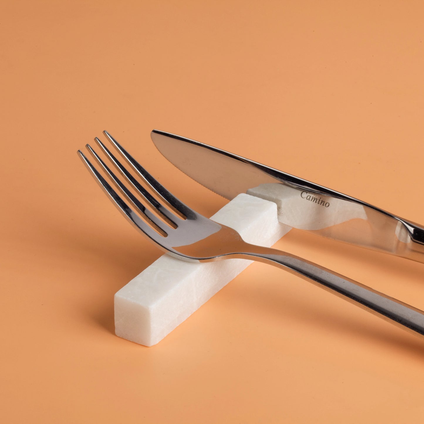 White Marble Cutlery Rest Set