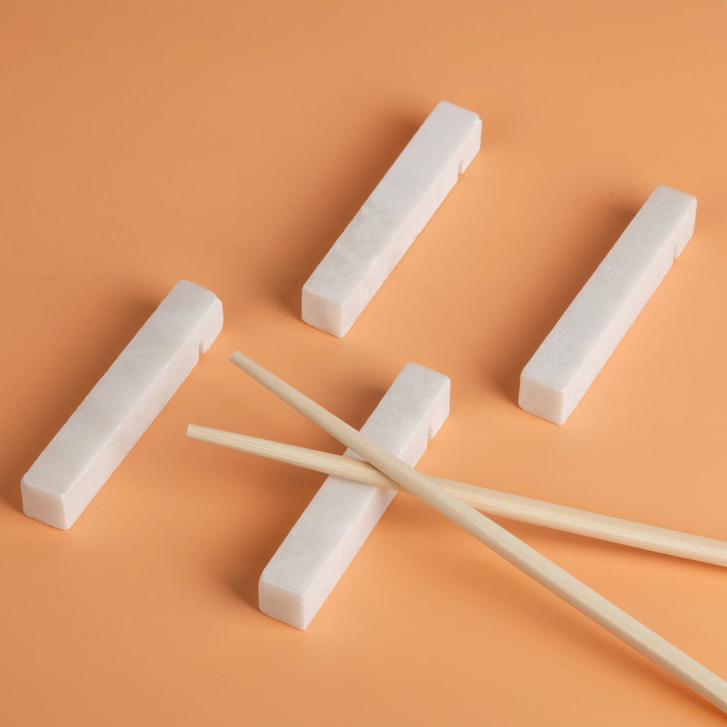 White Marble Cutlery Rest Set